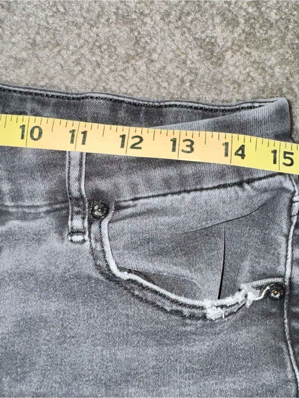 American Eagle black high-rise Flare leg jeans size 14 - Picture 7 of 12